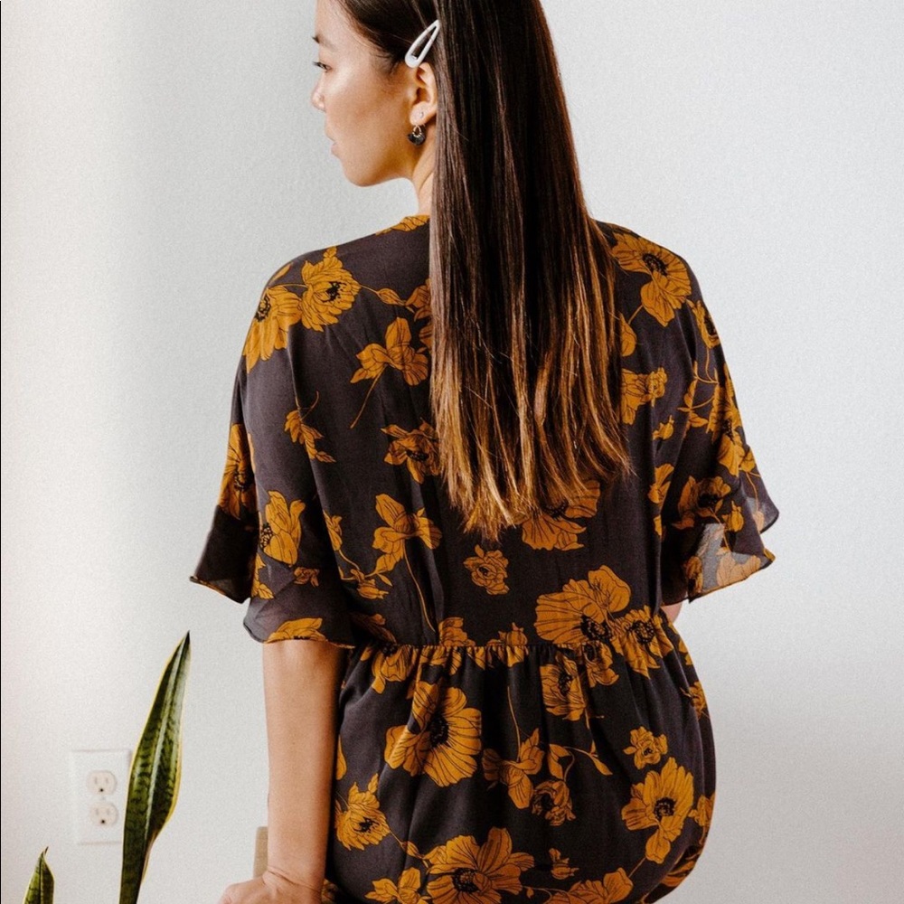 Floral Ruffle Dress - Picture 2 of 3